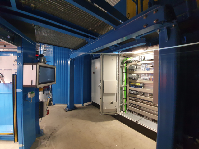 Assembly line PLC panel