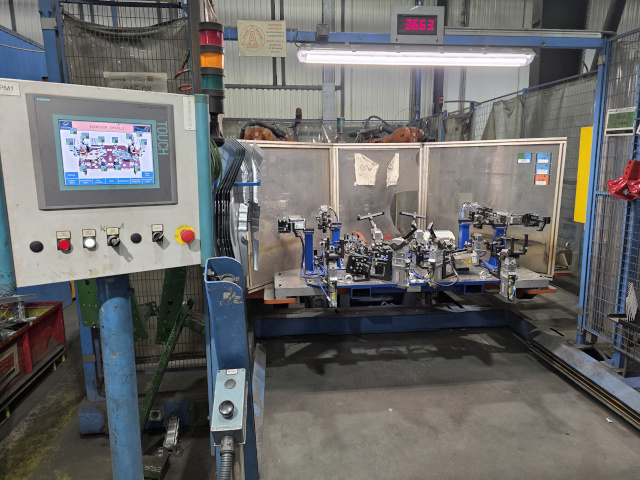 HMI and Spot Welding Fixture